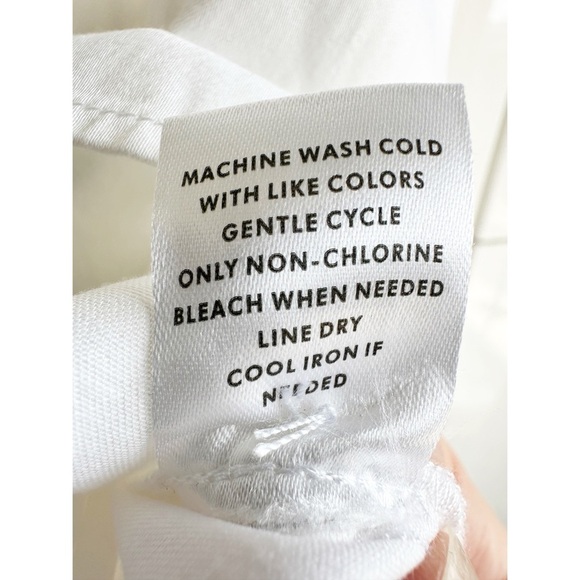 Como Black White Sleeveless Blouse Tie Back Size Small Office Career Workwear - Picture 7 of 7